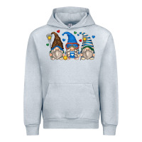 Heather Grey lacrosse gnomes Urban Hoodie - Zillion Design Studio