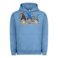 Pigment Pebble Blue lacrosse gnomes Urban Hoodie - Zillion Design Studio