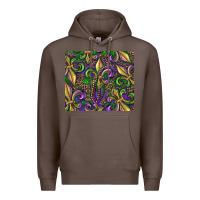 Coffee mardi gras fleur de lis Premium Hoodie - RanaPortraitStore