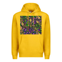 Lemon mardi gras fleur de lis Premium Hoodie - RanaPortraitStore