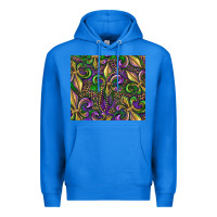 True Royal mardi gras fleur de lis Premium Hoodie - RanaPortraitStore