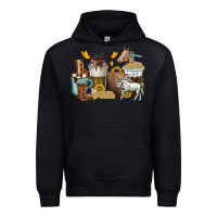 Foreset Green coffee cups horses Urban Hoodie - texasbilliewilder