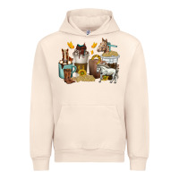 Sandshell coffee cups horses Urban Hoodie - texasbilliewilder