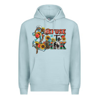 Blue Mist refuse to sink Premium Hoodie - Zillion Design Studio