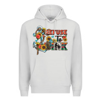 Dove Grey refuse to sink Premium Hoodie - Zillion Design Studio