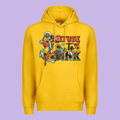 Refuse To Sink Premium Hoodie Designed By Zillion Design Studio