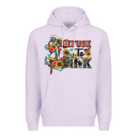 Lilac refuse to sink Premium Hoodie - Zillion Design Studio