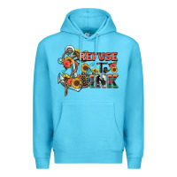 Ocean Blue refuse to sink Premium Hoodie - Zillion Design Studio