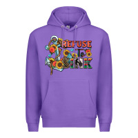 Purple refuse to sink Premium Hoodie - Zillion Design Studio
