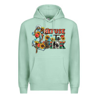 Seafoam refuse to sink Premium Hoodie - Zillion Design Studio