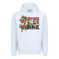 White refuse to sink Premium Hoodie - Zillion Design Studio