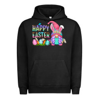 Pigment Black happy easter gnomes Urban Hoodie - Zillion Design Studio