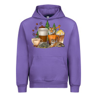 Tulip coffee cups tiger with coffee beans Urban Hoodie - texasbilliewilder