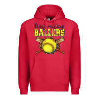 Cardinal busy raising ballers softball Premium Hoodie - texasbilliewilder
