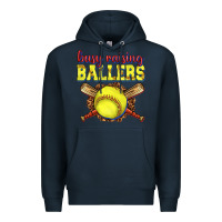 Navy busy raising ballers softball Premium Hoodie - texasbilliewilder