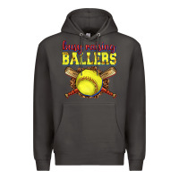 Smoke busy raising ballers softball Premium Hoodie - texasbilliewilder
