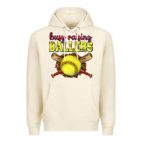Tofu busy raising ballers softball Premium Hoodie - texasbilliewilder