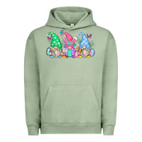 Pigment Oil Green easter gnomes Urban Hoodie - Zillion Design Studio