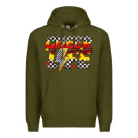 Army Green cheer life Premium Hoodie - texasbilliewilder