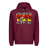 Burgundy cheer life Premium Hoodie - texasbilliewilder