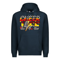 Navy cheer life Premium Hoodie - texasbilliewilder