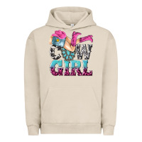 Pigment French Oak cow girl Urban Hoodie - texasbilliewilder