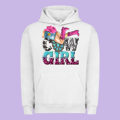 Urban Hoodie cow girl