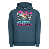 Pigment Midnight Navy cow girl Urban Hoodie - texasbilliewilder