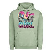 Pigment Oil Green cow girl Urban Hoodie - texasbilliewilder
