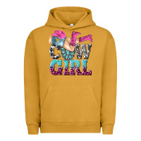 Pigment Peanut Butter cow girl Urban Hoodie - texasbilliewilder