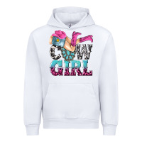 White cow girl Urban Hoodie - texasbilliewilder
