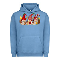 Pigment Pebble Blue beer gnomes Urban Hoodie - Zillion Design Studio
