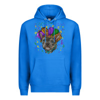 True Royal mardi gras french bulldog Premium Hoodie - RanaPortraitStore