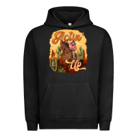 Pigment Black cowgirl actin up Urban Hoodie - texasbilliewilder