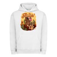Pigment Lunar Rock cowgirl actin up Urban Hoodie - texasbilliewilder