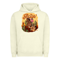 Pigment Pistachio cowgirl actin up Urban Hoodie - texasbilliewilder