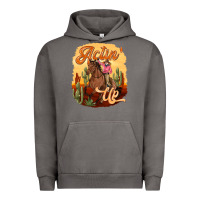 Pigment Tornado cowgirl actin up Urban Hoodie - texasbilliewilder