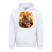 White cowgirl actin up Urban Hoodie - texasbilliewilder