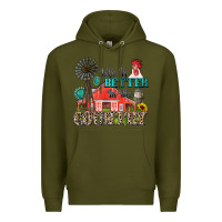 Army Green life is better in the country Premium Hoodie - Zillion Design Studio