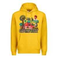 Lemon life is better in the country Premium Hoodie - Zillion Design Studio