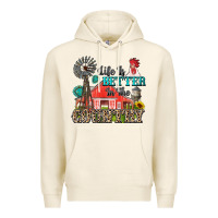Tofu life is better in the country Premium Hoodie - Zillion Design Studio