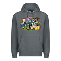 Rock farm animals truck Premium Hoodie - Zillion Design Studio