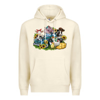 Sandshell farm animals truck Premium Hoodie - Zillion Design Studio