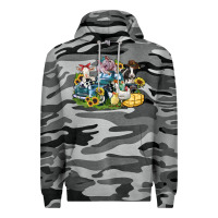 Slate Camo farm animals truck Premium Hoodie - Zillion Design Studio