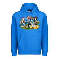 True Royal farm animals truck Premium Hoodie - Zillion Design Studio
