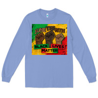 Colony Blue juneteenth black lives matter tumbler Long Sleeve Tee - BarkalooDesign