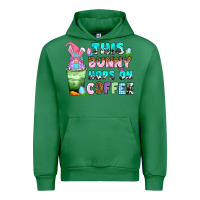 Emerald this bunny hops on coffee Urban Hoodie - Zillion Design Studio