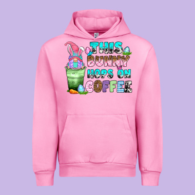 Urban Hoodie this bunny hops on coffee