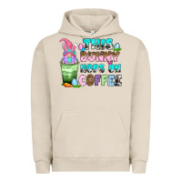 Pigment French Oak this bunny hops on coffee Urban Hoodie - Zillion Design Studio