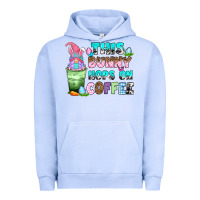Pigment Grape Ice this bunny hops on coffee Urban Hoodie - Zillion Design Studio
